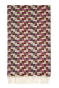 Merino Wool Bricks Throw